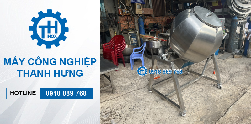 Máy Trộn Gia Vị Dạng Lồng Quay