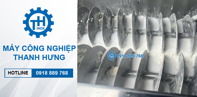 Máy Trộn Bột 2 Trục Nằm Ngang