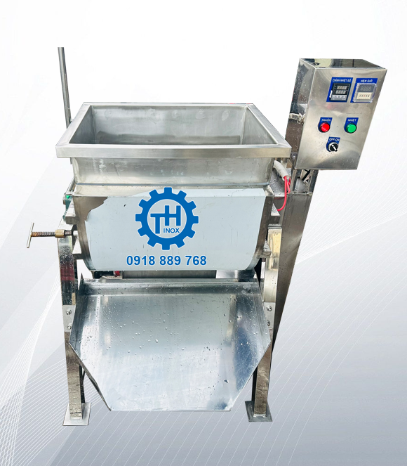 Máy Trộn Nằm Ngang Gia Nhiệt 